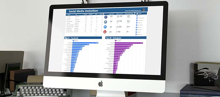 Social Media Statistik für Floorball