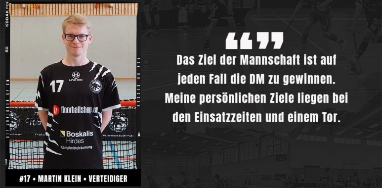Spielervorstellung - Martin Klein